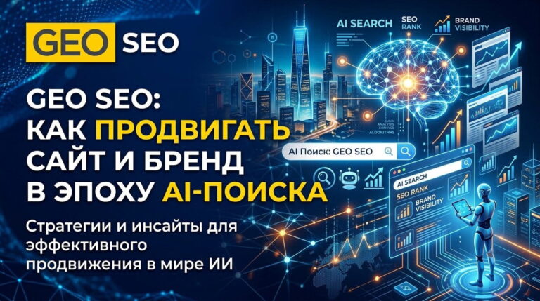 GEO SEO: как продвигать сайт и бренд в эпоху AI-поиска
