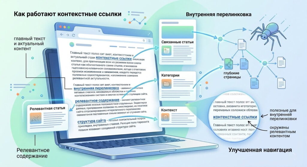 Контекстные ссылки из текста