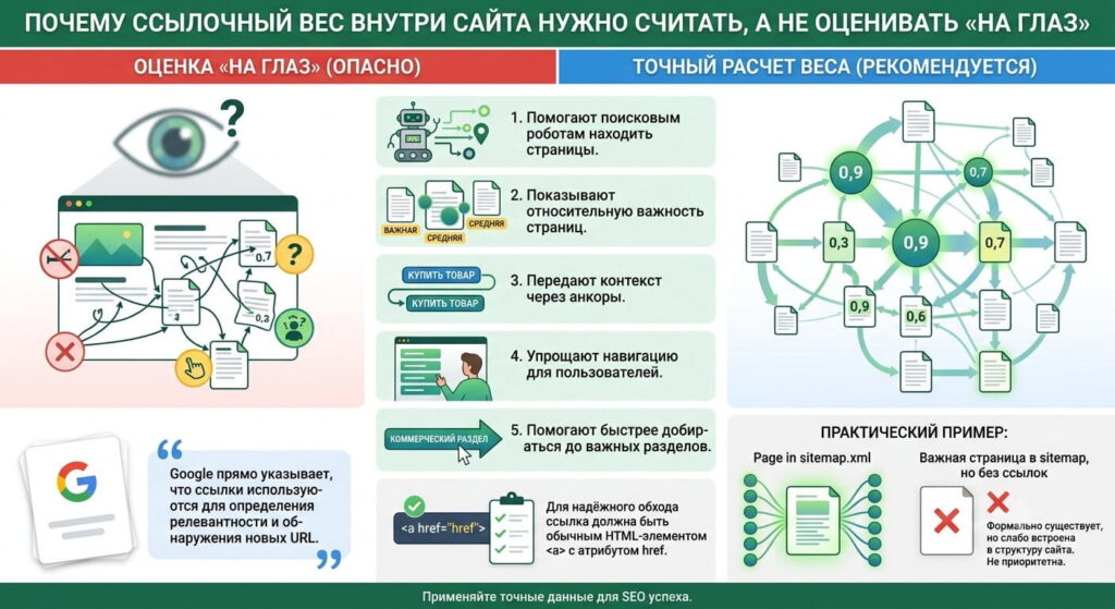 Link Score оценка на глаз